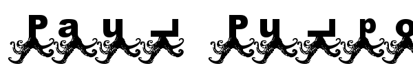 Paul Pulpo font preview